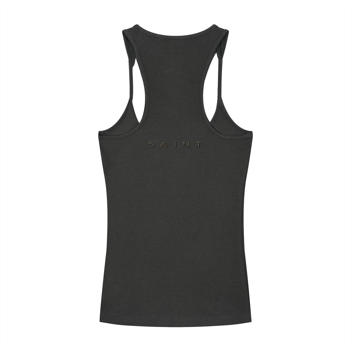 Classic Fit Ribbed Saint Tank